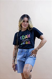 Tshirt TDAH - Preta