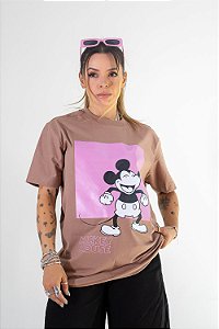 Tshirt Max Mickey Mouse - Marrom Mink