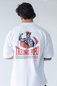 Camiseta Over Treino Fofo Frente Costa - Off