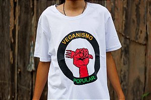 Camiseta Veganismo Popular (Branca)