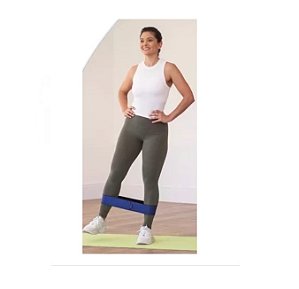 Faixa de Resistência para Exercicíos - Médio  Cor Azul
