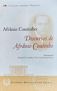 DISCURSOS DE AFRÂNIO COUTINHO