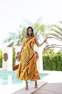 VESTIDO ROSE - MOSTARDA