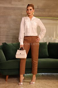 CALÇA JOANA - MARROM