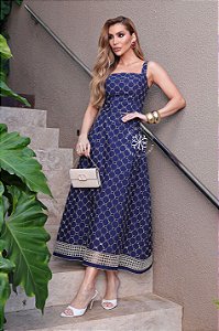 CONJUNTO  LIDIANE - AZUL MARINHO