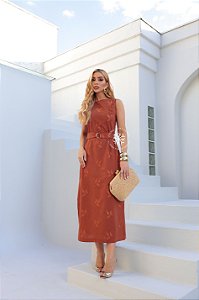 VESTIDO SANDRA - TELHA