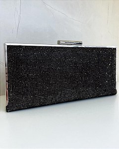 Clutch Prata com Brilhos