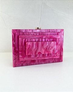 Clutch Rosa Resinada