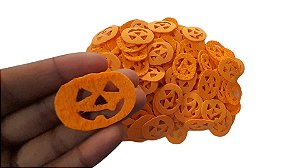 Aplique Abóbora Halloween em EVA