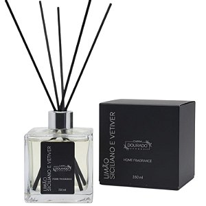 Aromatizador de Ambientes Limão Siciliano e Vetiver - Vidro 350 ml