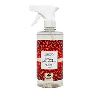 Água Perfumada para Tecidos Canela e Frutas Vermelhas - Spray 500 ml