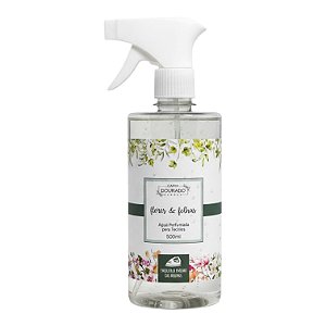 Água Perfumada para Tecidos Flores e Folhas - Spray 500 ml