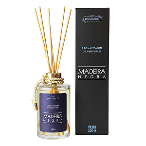 Aromatizador de Ambientes Madeira Negra - Vidro 250ml