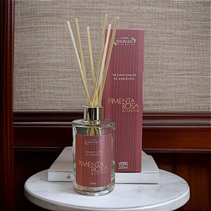 Aromatizador de Ambientes Pimenta Rosa e Cumaru - Vidro 250ml