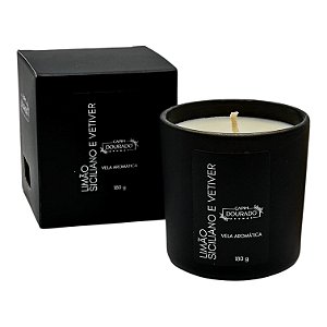 Vela Aromática Limão Siciliano e Vetiver - 180g