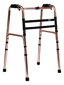 BC1515-BR ANDADOR ART. ALUM DOBRAVEL MERCUR SUPER BRONZE ESPELHADO SC C/1PC