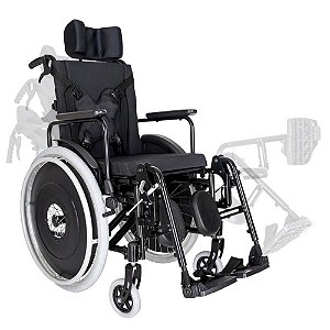CADEIRA DE RODAS MOD MA3R L46XP40XA50 - PRATA BRILHANTE