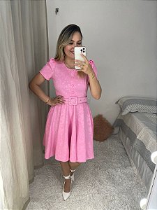 Vestido Clássico Rosa