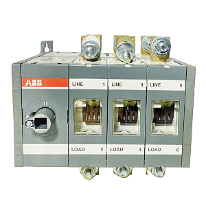 Chave Comutadora ABB Tetrapolar 400A OT400E04CP 750V