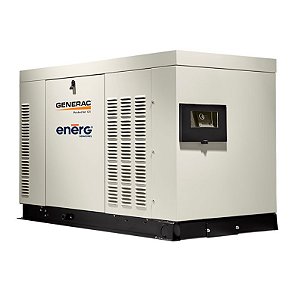 Grupo Gerador a Gás, Modelo RG045 Automático Trifásico Marca Generac
