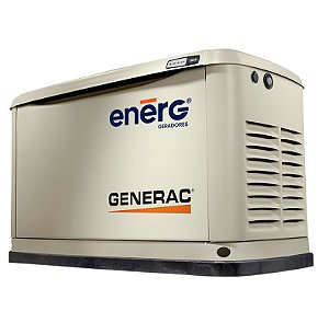 Gerador a Gás Natural 10 kVA Monofásico Marca Generac - Linha Guardian  Automático + QTA 100A- PREÇOS IMBATIVEIS!! (INCLUSO ICMS 12% - SP/MG/PR) para outras localidades consultar.