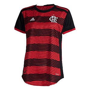 Camisa Flamengo Feminina Jogo 1 Adidas 2022
