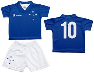 Conjunto Infantil Micro Dry Sublimado Cruzeiro