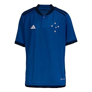 Camisa Cruzeiro Infantil Jogo 1 Adidas 2023