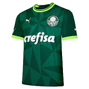 Camisa Palmeiras Masculina Uniforme 1 2023 Puma