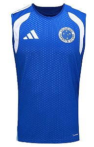 Regata Cruzeiro 2026 Treino Adidas Masculina - Azul