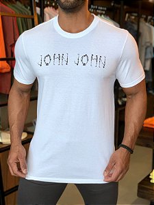 CAMISETA JOHN JOHN PRETA /CAVEIRA - HENRI STORE MULTIMARCAS