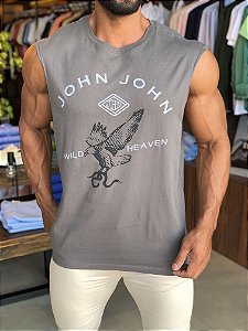 CAMISETA JOHN JOHN CINZA CHUMBO - HENRI STORE MULTIMARCAS