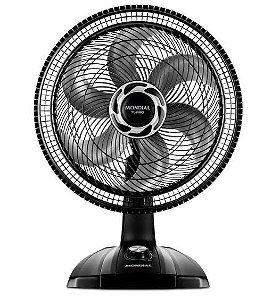 Ventilador de mesa 40cm VT40NB 6/pás 140w Preto - MONDIAL