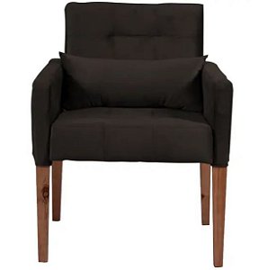 Poltrona Slim Velluti Café - CONCEITO ESTOFADOS