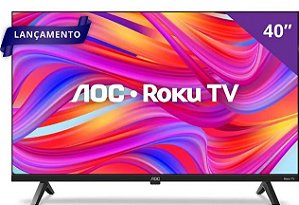 Tv Led Smart Roku 40S5045/78G Full HD - AOC