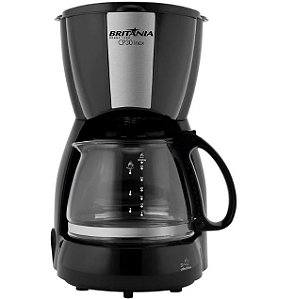 Cafeteira CP30 30 Xicaras Preto/ Inox - BRITANIA