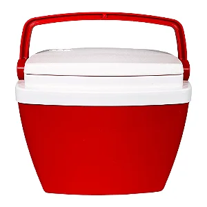 Caixa Térmica 18 Litros Vermelho Branco - MOR