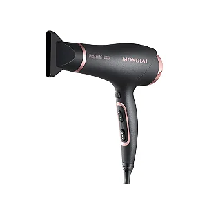 Secador de Cabelo SC37PT 2000W Black Rose - MONDIAL