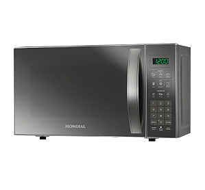 Forno Micro-ondas 21 Litros MO0121E Cinza/ Espelhado - MONDIAL