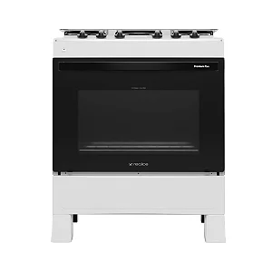 Fogão 5 Bocas Premium Plus 35510 Mesa Inox Branco - REALCE