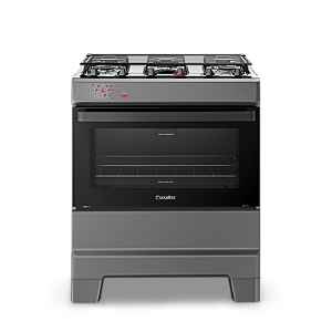 Fogão 5 Bocas TOP T5IAT Mesa Inox Titanium - ESMALTEC