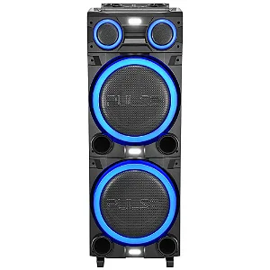 Caixa de Som 2700W RMS PULSE TORRE DOUBLE SP516 Preta - MULTILASER