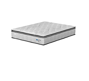 Colchão Queen D33 Molas Ensacadas Gran Village Master 158X198X34 Tec Malha Branco/ Preto - PROBEL