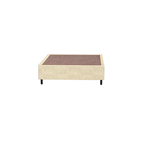 Box Base Casal Ecológico Kupon 138X188X30cm Tec EJ Marrom - PROBEL