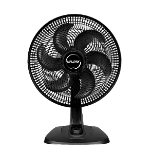 Ventilador de Mesa 40cm Turbo Fresh 6 Pás 126W Preto - MALLORY