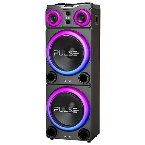 Caixa de Som 3500W RMS PULSE TORRE DOUBLE SP515 Preta - MULTILASER