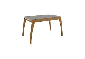 CONJUNTO MESA 4 CADEIRAS FORMATO CROMADA 1,20X0,80 COM VIDRO PRETO E CORINO  PRETO - ATACADÃO DOS ELETROS