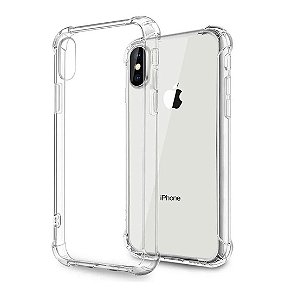 CAPA PARA CELULAR TPU ANTI-IMPACTO TRANSPARENTE IPHONE X