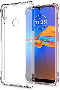 CAPA PARA CELULAR TPU ANTI-IMPACTO TRANSPARENTE MOTO E6 PLUS