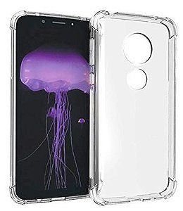 CAPA PARA CELULAR TPU ANTI-IMPACTO TRANSPARENTE MOTO G7/G7 PLUS